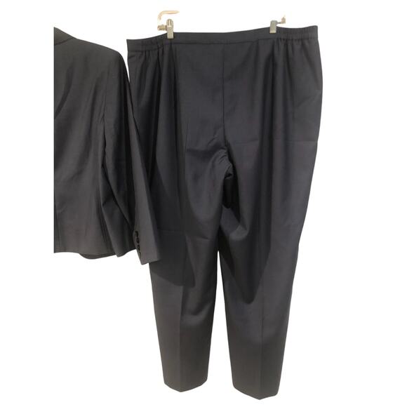 EUC Jones New York Suit Separates Navy Size 16W Jacket 22W Suit Pants - Picture 8 of 11